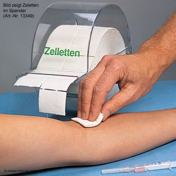 Zellstofftupfer, 5 cm x 4 cm, unsteril, 2 x 500 Stück