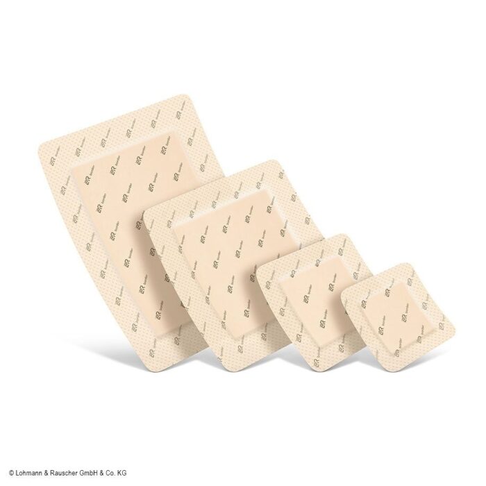 Suprasorb P sensitive Border Lite, 7,5 x 7,5 cm, 10 Stück