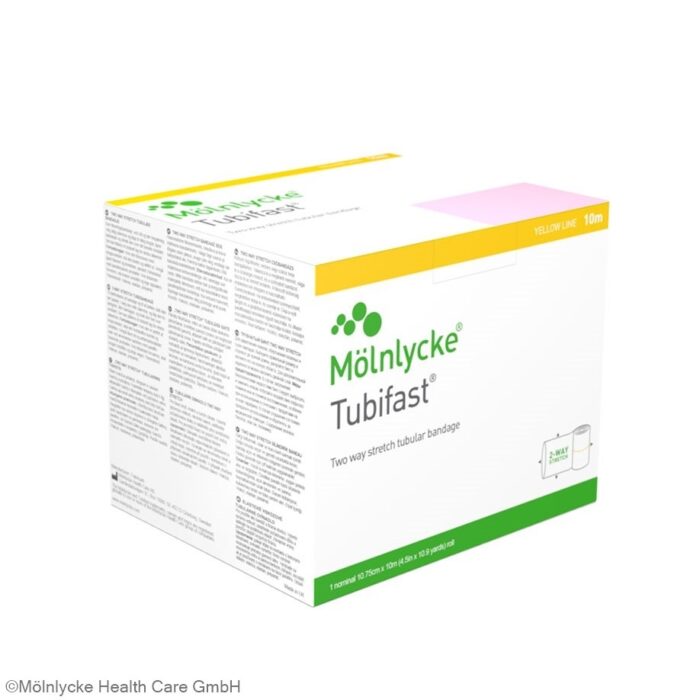 Tubifast 2 Way Schlauchverband, 10,75 cm x 10 m, gelb, 1 Rolle