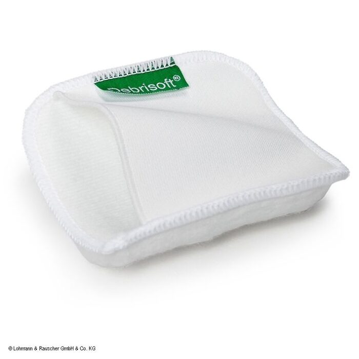 Debrisoft Pad Kompressen, 10 cm x 10 cm, steril, 5 Stück