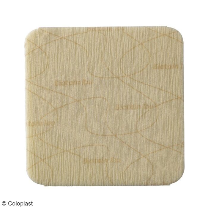 Biatain Ibu, Schaumverband, sanft haftend, 10 cm x 10 cm, steril, 5 Stück