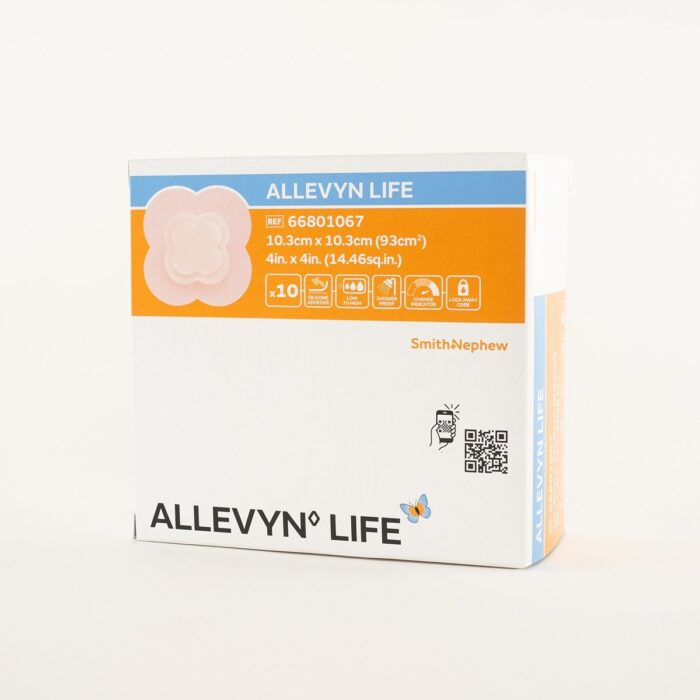 Allevyn Life, 10,3 cm x 10,3 cm, steril, 10 Stück