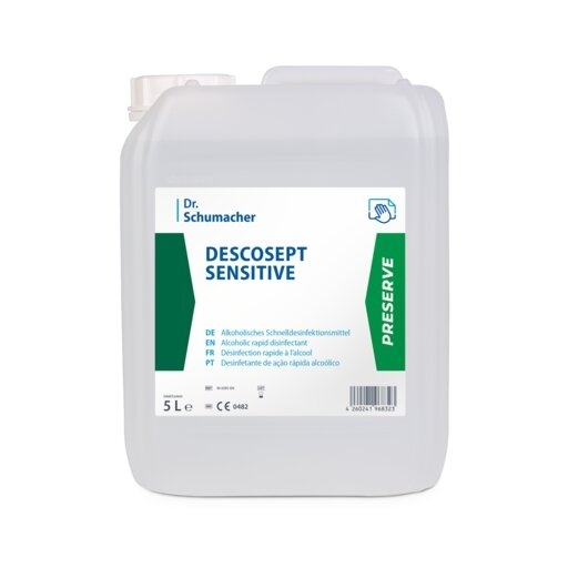 Descosept Sensitive, Flächendesinfektion, alkoholhaltig, 5 L