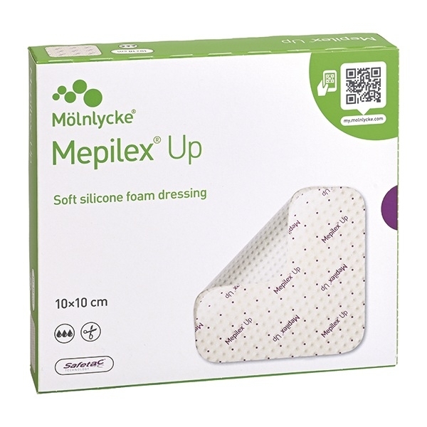 Mepilex Up Schaumverband, 20 cm x 50 cm, steril, 2 Stück