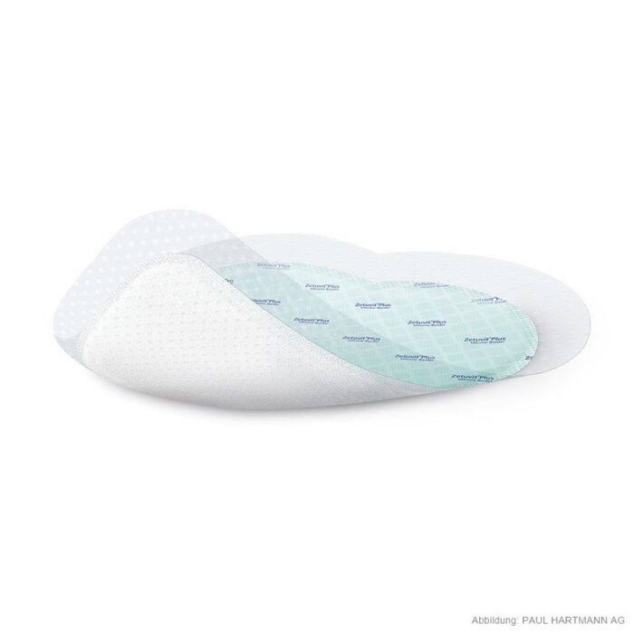Zetuvit Plus Silicone Border Sacrum, 23 cm x 23 cm, 10 Stück