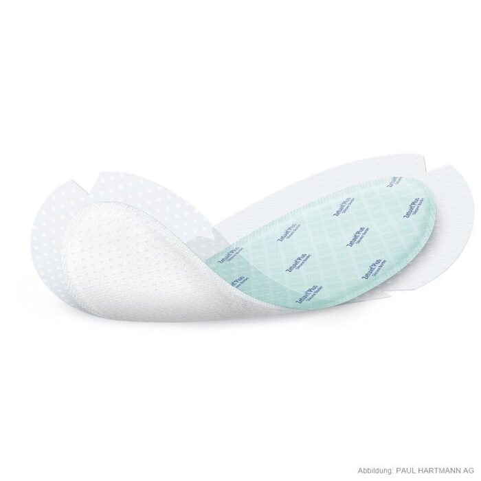 Zetuvit Plus Silicone Border oval, 12 cm x 23 cm, steril, 10 Stück