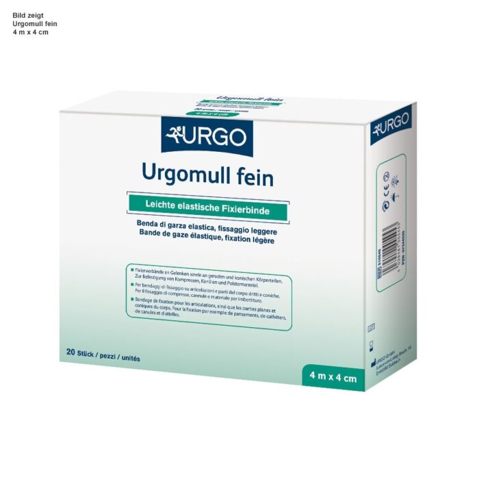 Urgomull fein, 4 m x 10 cm, weiß, 50 Stück