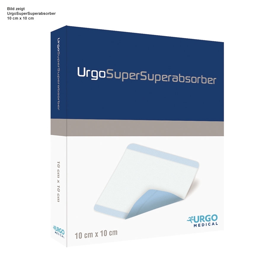 URGOSuper Superabsorber, 20 cm x 20 cm, 10 Stück