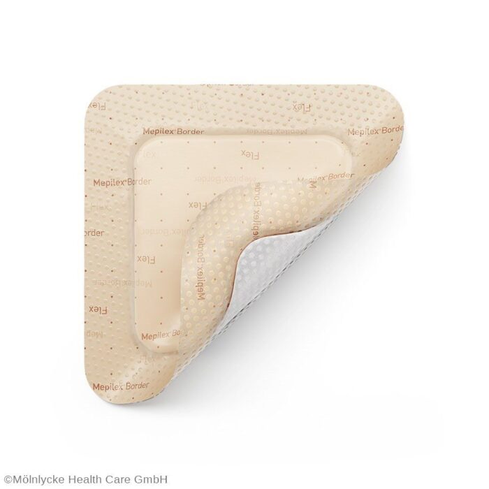 Mepilex Border Flex Schaumverband, 7,5 cm x 7,5 cm, steril, 10 Stück