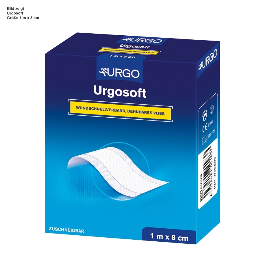 Urgosoft, Wundschnellverband, unsteril, weiß, 5 m x 6 cm, 1 Rolle