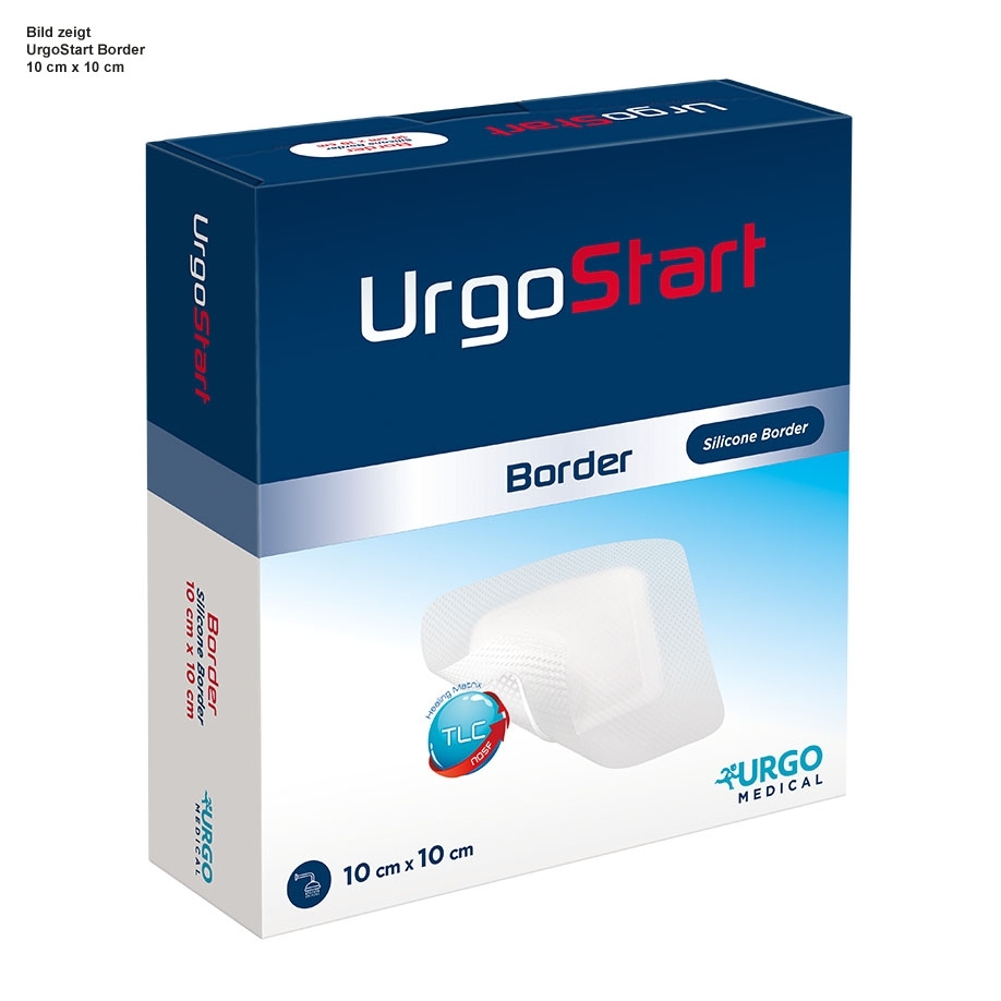 URGOstart Border, 10 cm x 10 cm, 10 Stück
