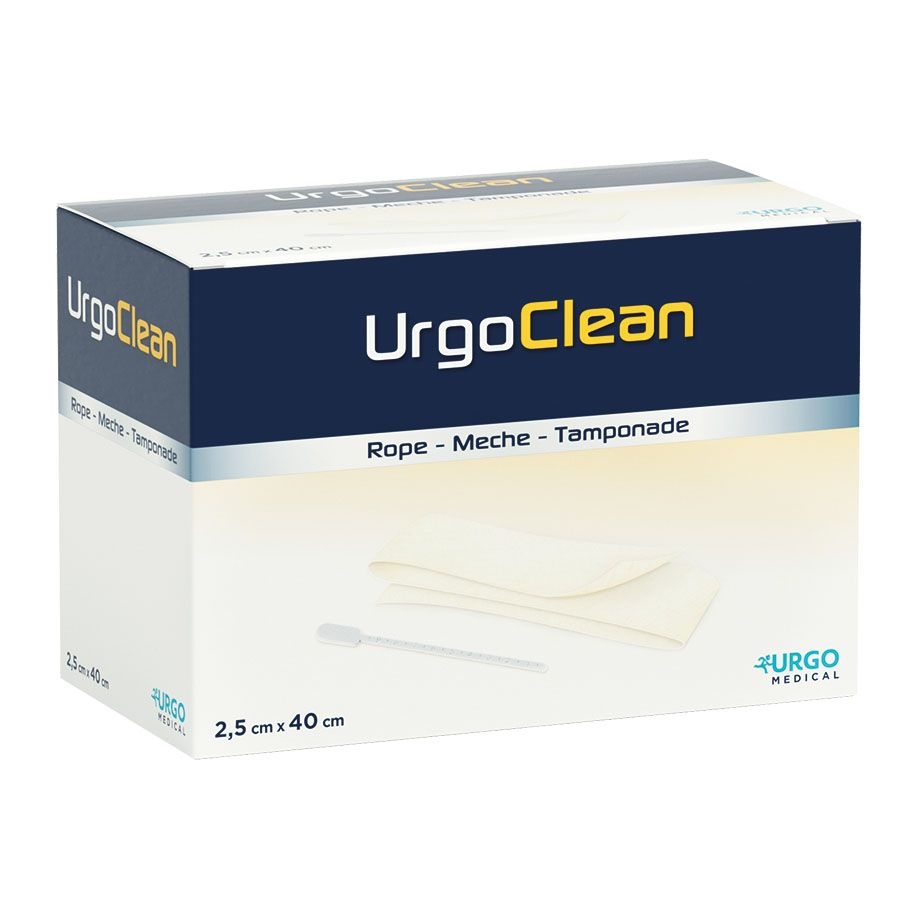 URGOclean Tamponaden, 2,5 cm x 40 cm, 5 Stück