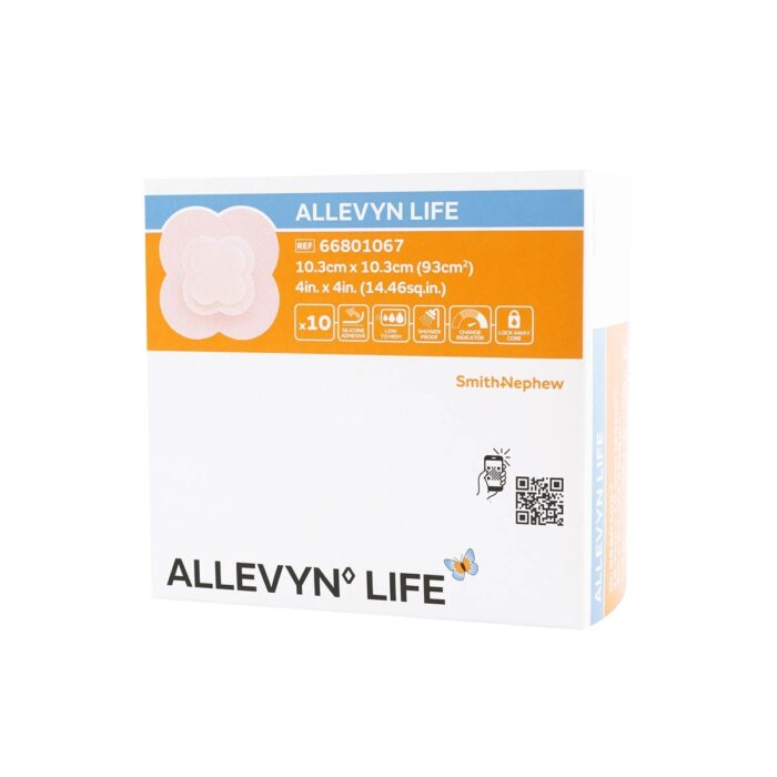 Allevyn Life, 10,3 cm x 10,3 cm, steril, 10 Stück