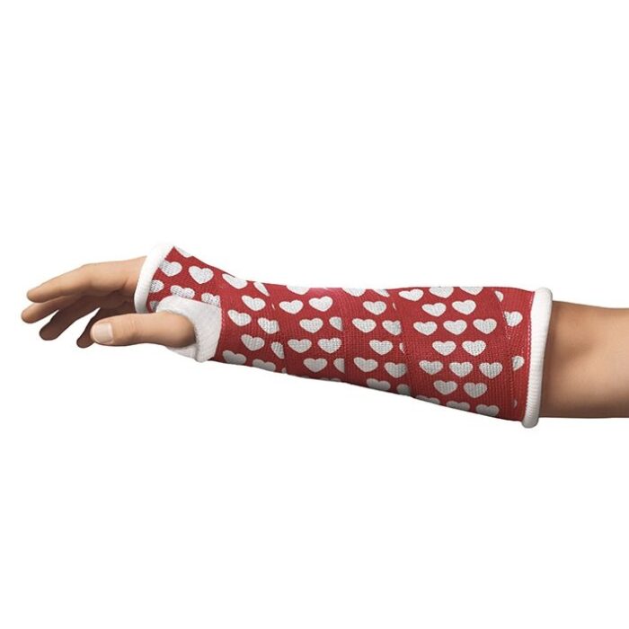 Delta-Cast Soft, 7,5 cm x 3,6 m, Herzmotiv, 10 Stück