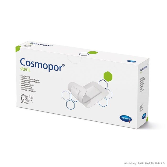 Cosmopor steriler Wundschnellverband, 20 cm x 8 cm, weiß, 25 Stück