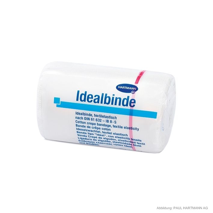 Idealbinde, 5 m x 8 cm, weiß, 1 Rolle