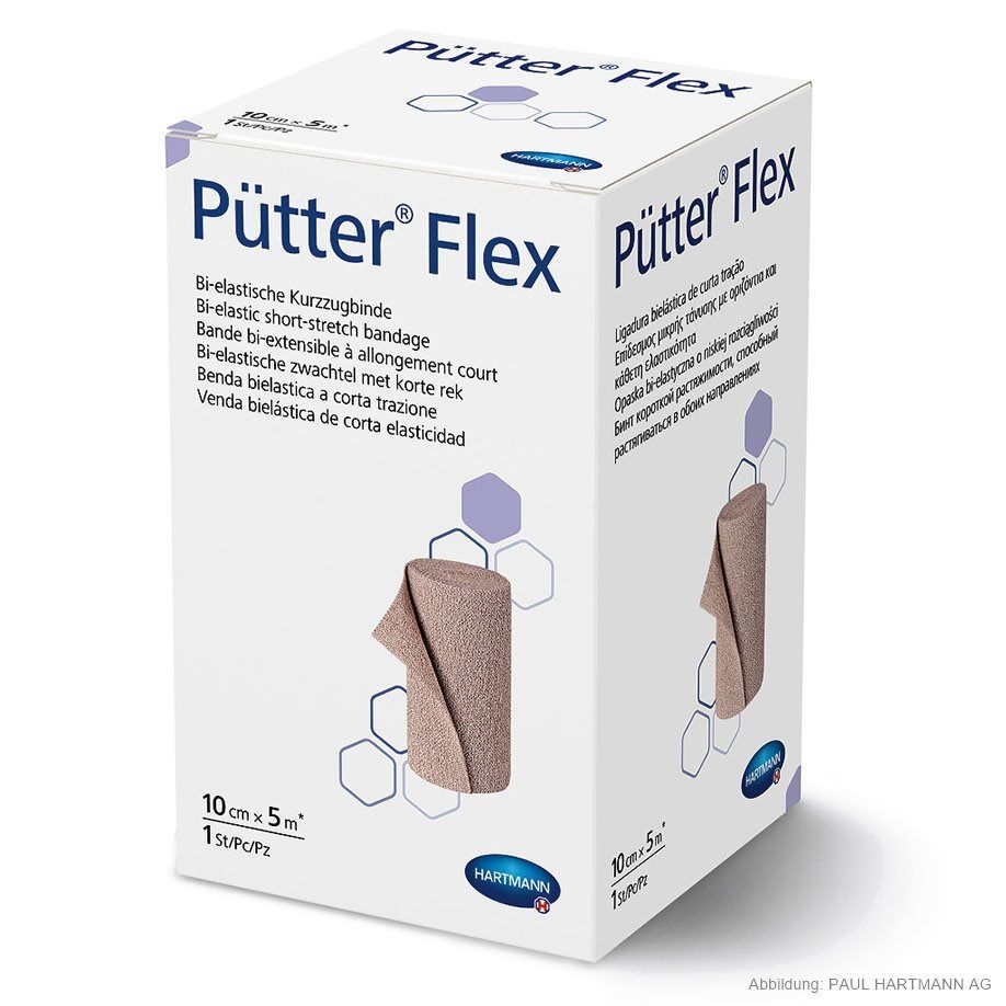 Pütterflex, 5 m x 10 cm, hautfarben, 1 Stück