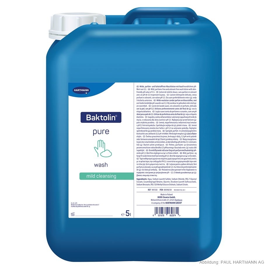 Baktolin pure, Waschlotion, 5 Liter, 1 Kanister