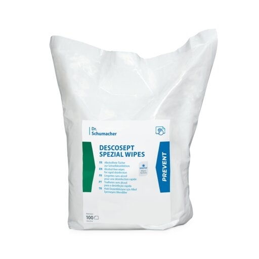 Descosept Spezial Wipes, Nachfüllpackung, 2 x 100 Tücher