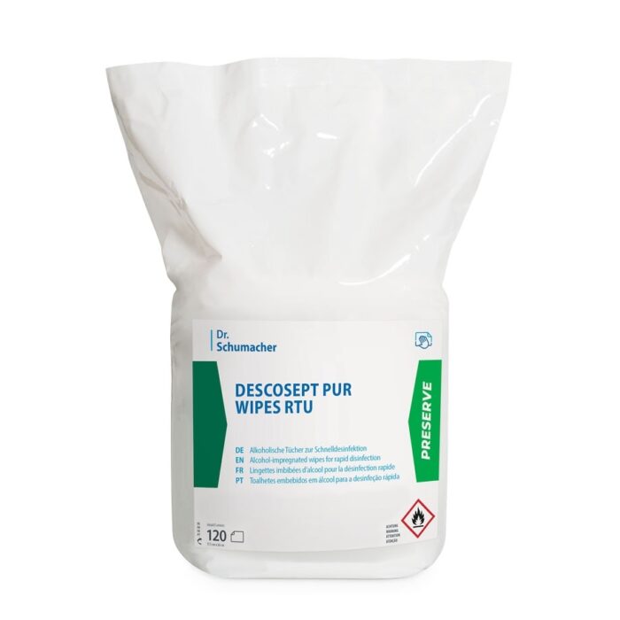 Descosept Pur Wipes RTU, Nachfüllpackung mit 120 Tüchern