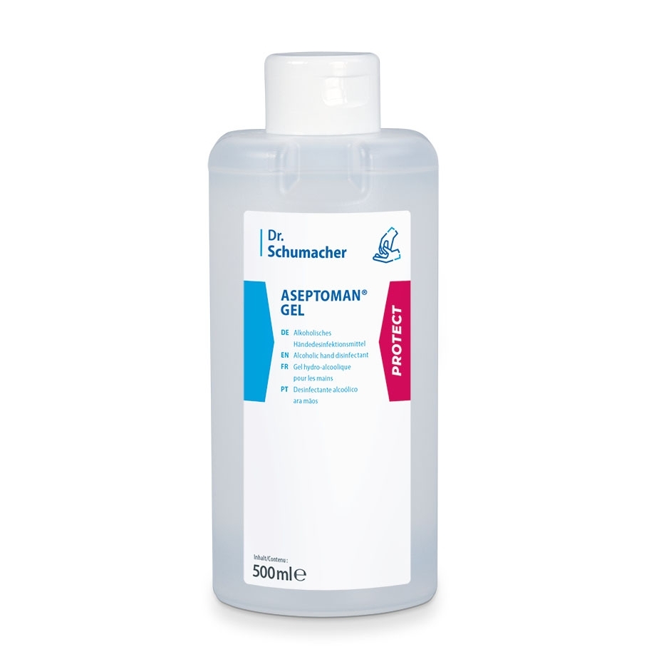 Aseptoman Gel, Händedesinfektionsgel, 500 ml