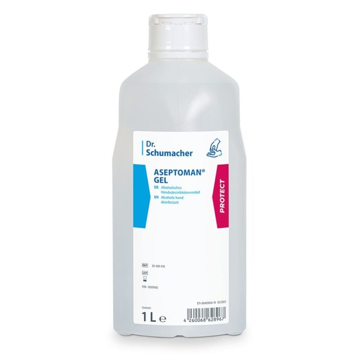 Aseptoman Gel, Händedesinfektionsgel, 1 Liter