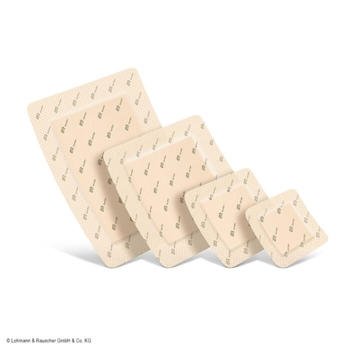 Suprasorb P sensitive Border Lite, 7,5 cm x 7,5 cm, 10 Stück