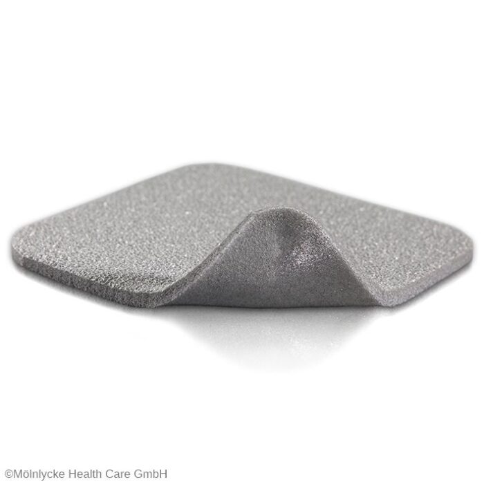 Mepilex Ag Schaumverband, 15 cm x 15 cm, steril, 5 Stück