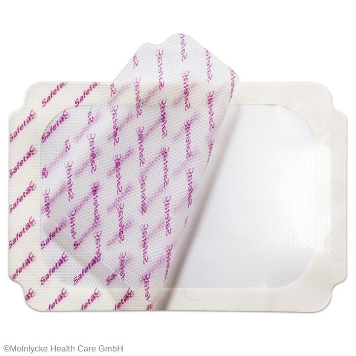 Mepitel Film Folienverband, 6 cm x 7 cm, steril, 10 Stück