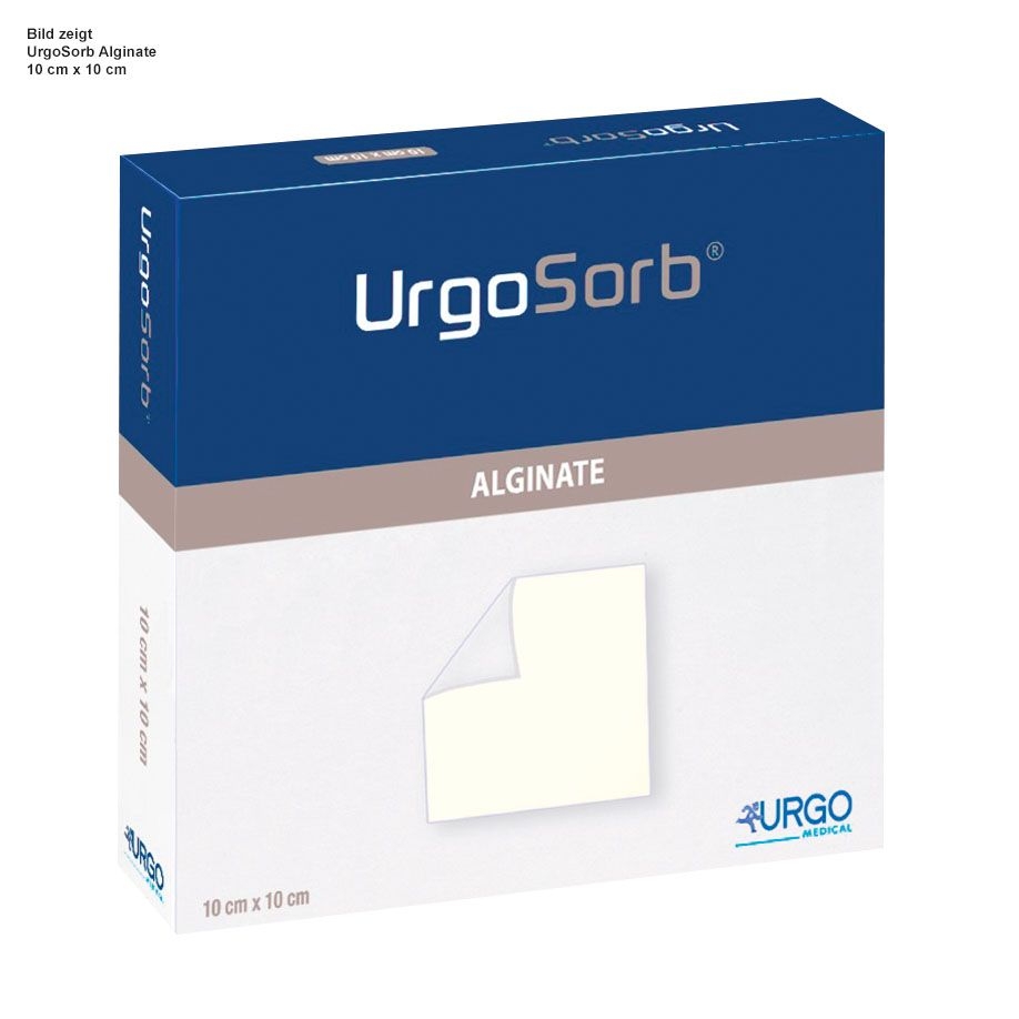 URGOsorb, 10 cm x 10 cm, 10 Stück