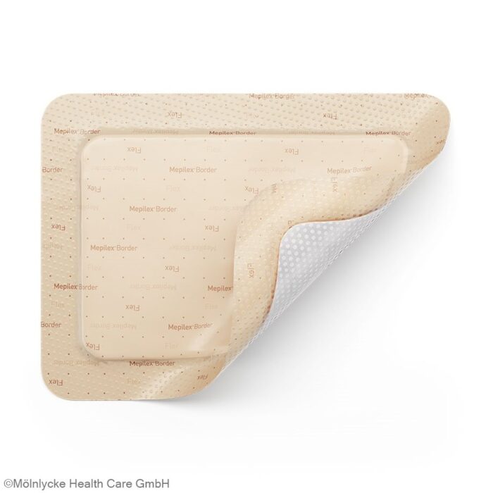 Mepilex Border Flex Schaumverband, 10 cm x 20 cm, steril, 10 Stück