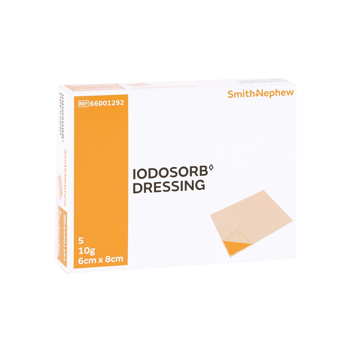Iodosorb Dressing, 6 cm x 8 cm, 10 g, 5 Stück