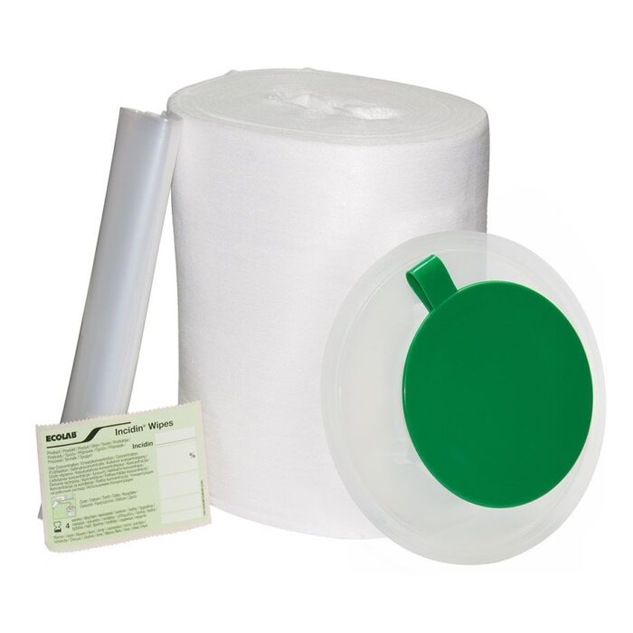Incidin Premium Wipes HygPack, mit grünem Deckel, 20 cm x 38 cm, 6 Pack