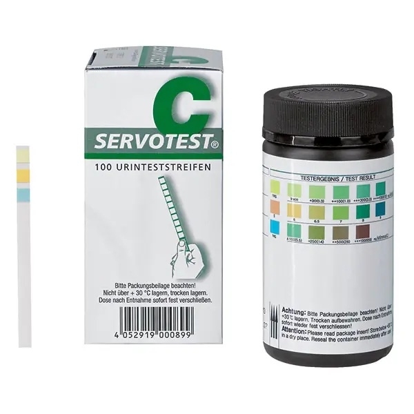Servotest C, 100 Urinteststreifen