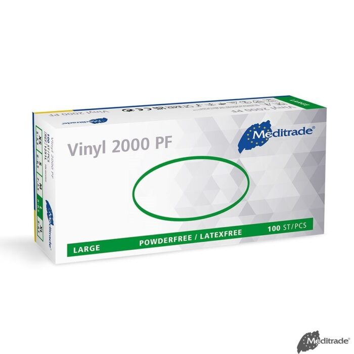 Vinyl 2000 PF, Gr. L, latexfrei, puderfrei, unsteril, 100 Stück