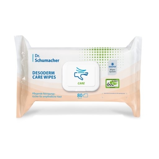 Desoderm Care Wipes, 18 cm x 20 cm, 80 Stück