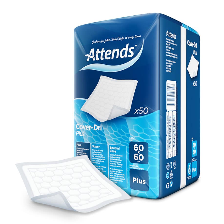 Attends Cover-Dri Plus 60 x 60 cm