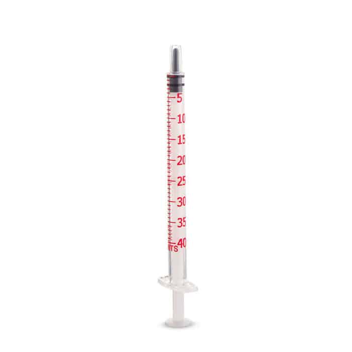 DISPOMED-Einmal-Spritzen 1 ml Insulin,