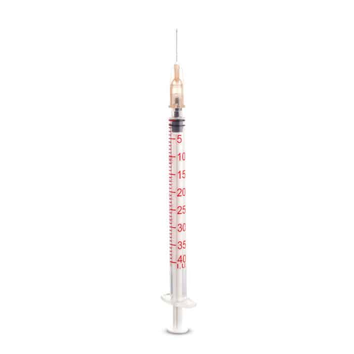 DISPOMED-Einmal-Spritzen 1 ml Insulin,