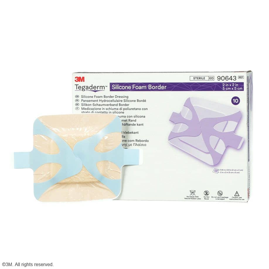 3M Tegaderm Silicone Foam Border
