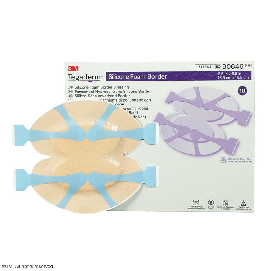 3M Tegaderm Silicone Foam Border