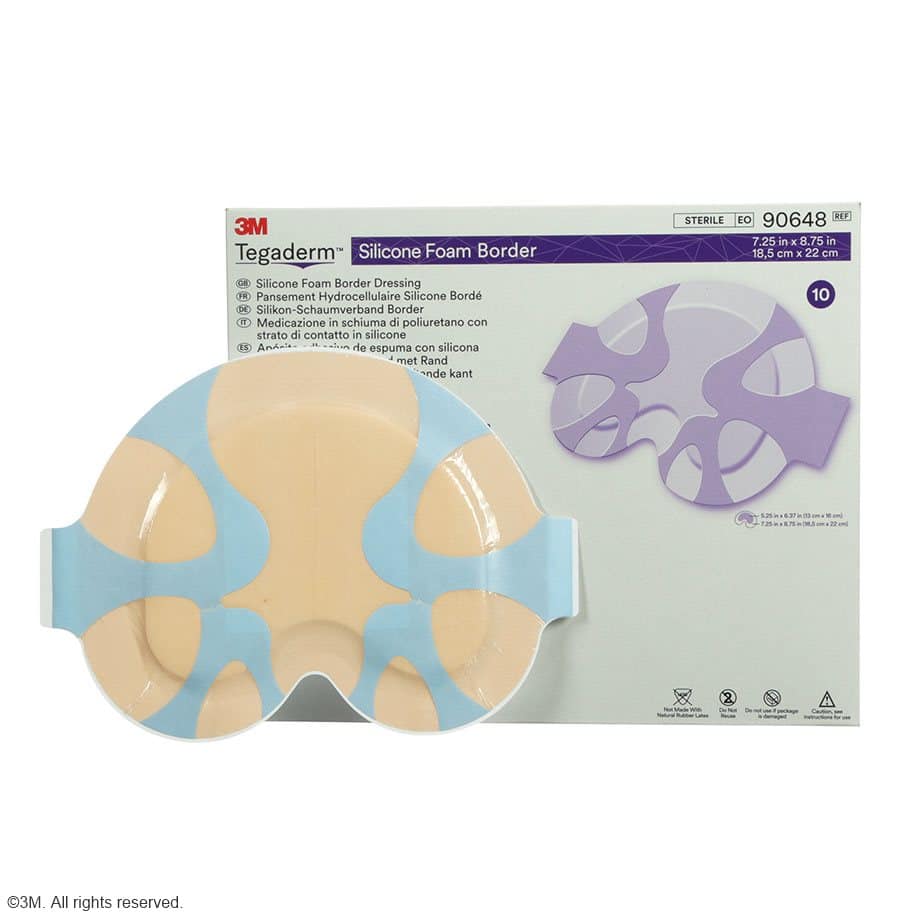 3M Tegaderm Silicone Foam Border