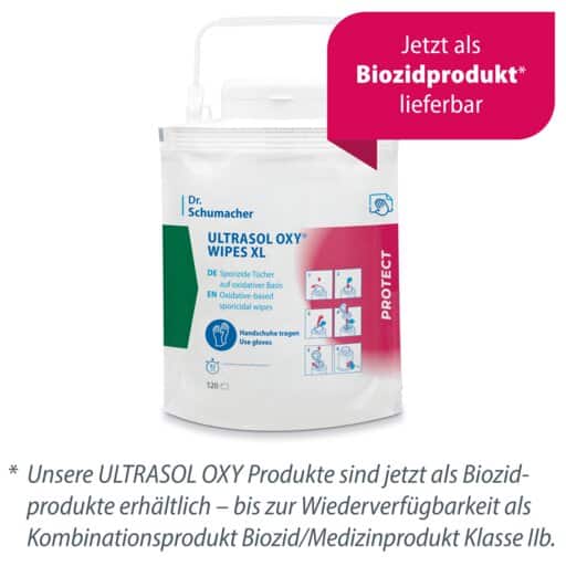 Ultrasol Oxy Wipes XL (120 Tücher)