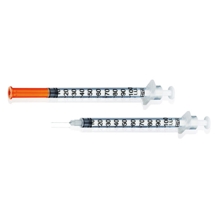 HENKE-JECT Insulinspritzen 1 ml, U-100,