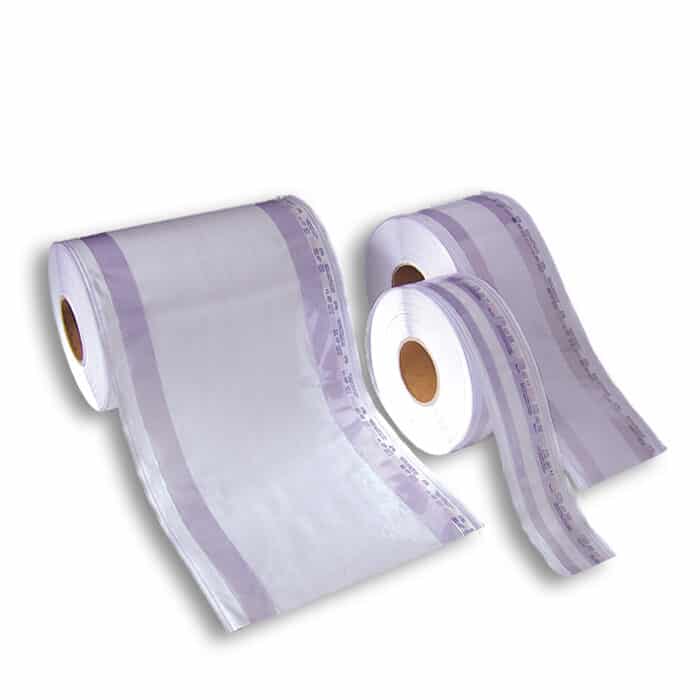 Steri-Rolle 75 mm x 100 m mit Falte