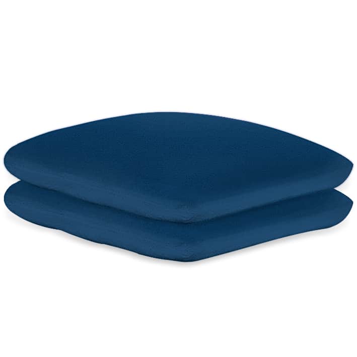 Kissenbezüge Frottee marine, 40 x 40 cm,