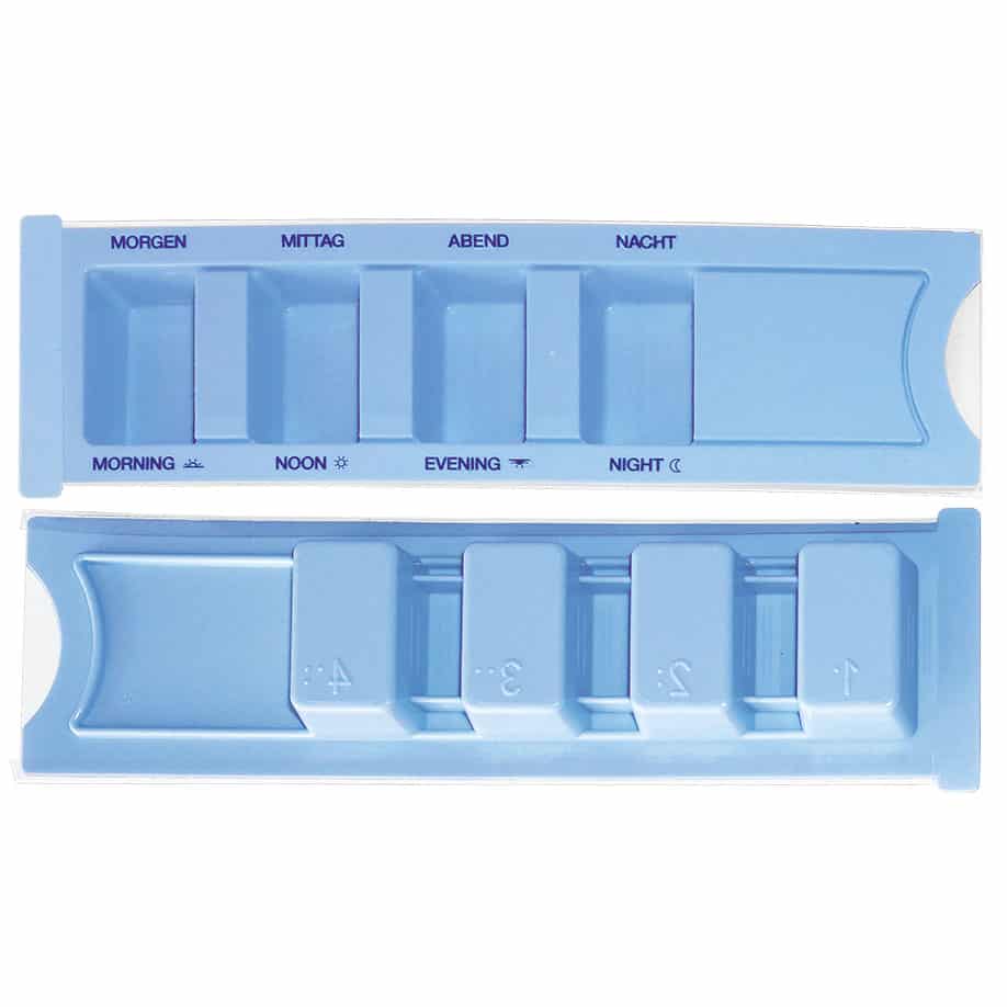 Medikamentendispenser blau (5x40 Stck.)