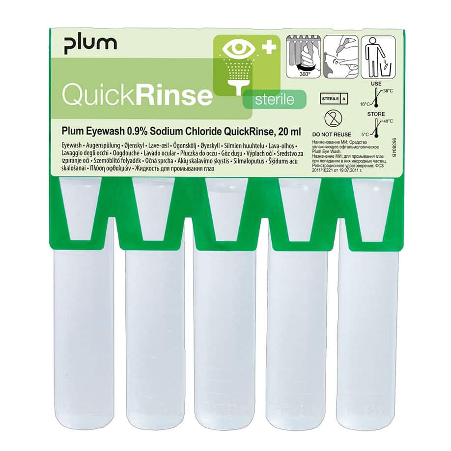 QuickRinse Augenspülampullen Refill