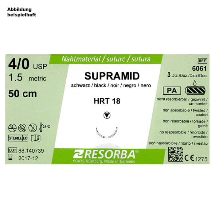 SUPRAMID HRT 18 3/0=2 schwarz,