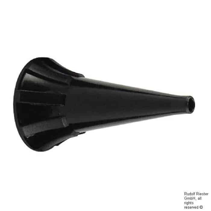 Einmal-Ohrtrichter, Ø 2,5 mm, schwarz,